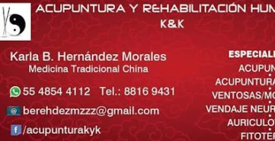 ACUPUNTURA Y REHABILITACIÓN HUMANA K&K oficial