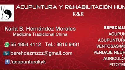 ACUPUNTURA Y REHABILITACIÓN HUMANA K&K oficial