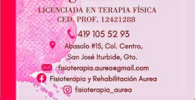 Fisioterapia y Rehabilitación Aurea