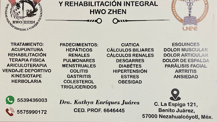 CLINICA DE ACUPUNTURA MÉDICA Y REHABILITACIÓN INTEGRAL HWO ZHEN